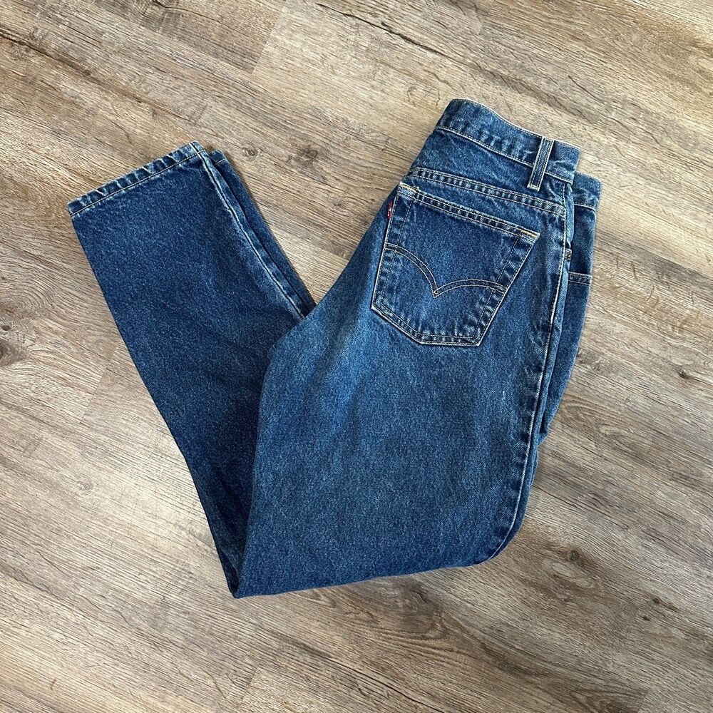 Vintage Levis Womens 550 Jeans 10 Relaxed Tapered USA 90's High Waist Mom